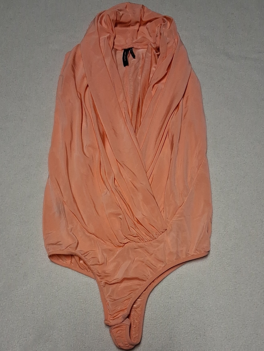 Marciano Peach Surplice Bodysuit